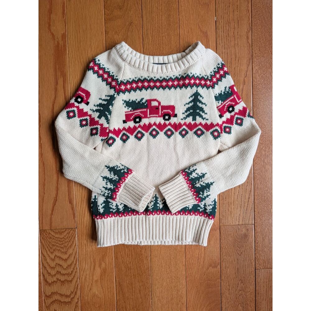 KJP Kiel James Patrick Santa's New Sleigh Kids Sweater 3T